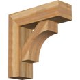 thumbnail image 1 of Ekena Millwork 8"W x 26"D x 26"H Westlake Block Rough Sawn Bracket w/ Offset Brace, Western Red Cedar, 1 of 25
