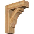 thumbnail image 1 of Ekena Millwork 8"W x 26"D x 30"H Merced Block Rough Sawn Bracket w/ Offset Brace, Western Red Cedar, 1 of 25