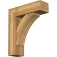 thumbnail image 1 of Ekena Millwork 8"W x 26"D x 30"H Thorton Block Rough Sawn Bracket w/ Offset Brace, Western Red Cedar, 1 of 25