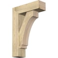 thumbnail image 1 of Ekena Millwork 8"W x 26"D x 38"H Imperial Block Rough Sawn Bracket w/ Offset Brace, Douglas Fir, 1 of 25