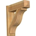 thumbnail image 1 of Ekena Millwork 8"W x 28"D x 28"H Funston Rough Sawn Craftsman Outlooker, Western Red Cedar, 1 of 4