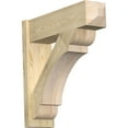 thumbnail image 1 of Ekena Millwork 8"W x 28"D x 28"H Olympic Rough Sawn Craftsman Outlooker, Douglas Fir, 1 of 4