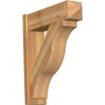 thumbnail image 1 of Ekena Millwork 8"W x 28"D x 32"H Funston Rough Sawn Arts and Crafts Outlooker, Western Red Cedar, 1 of 4