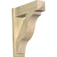 thumbnail image 1 of Ekena Millwork 8"W x 28"D x 32"H Funston Rough Sawn Craftsman Outlooker, Douglas Fir, 1 of 4