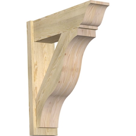 Ekena Millwork 8"W x 28"D x 32"H Funston Rough Sawn Traditional Outlooker, Douglas Fir