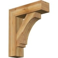 thumbnail image 1 of Ekena Millwork 8"W x 28"D x 32"H Imperial Block Rough Sawn Bracket w/ Offset Brace, Western Red Cedar, 1 of 25