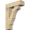 thumbnail image 1 of Ekena Millwork 8"W x 28"D x 36"H Balboa Block Rough Sawn Bracket w/ Offset Brace, Douglas Fir, 1 of 25