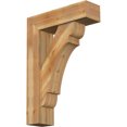 thumbnail image 1 of Ekena Millwork 8"W x 28"D x 40"H Olympic Block Rough Sawn Bracket w/ Offset Brace, Western Red Cedar, 1 of 25
