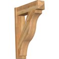 thumbnail image 1 of Ekena Millwork 8"W x 30"D x 38"H Funston Rough Sawn Arts and Crafts Outlooker, Western Red Cedar, 1 of 4