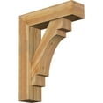 thumbnail image 1 of Ekena Millwork 8"W x 30"D x 38"H Merced Block Rough Sawn Bracket w/ Offset Brace, Western Red Cedar, 1 of 25