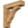 thumbnail image 1 of Ekena Millwork 8"W x 32"D x 32"H Balboa Block Rough Sawn Bracket w/ Offset Brace, Western Red Cedar, 1 of 25