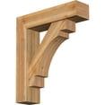 thumbnail image 1 of Ekena Millwork 8"W x 32"D x 36"H Merced Block Rough Sawn Bracket w/ Offset Brace, Western Red Cedar, 1 of 25
