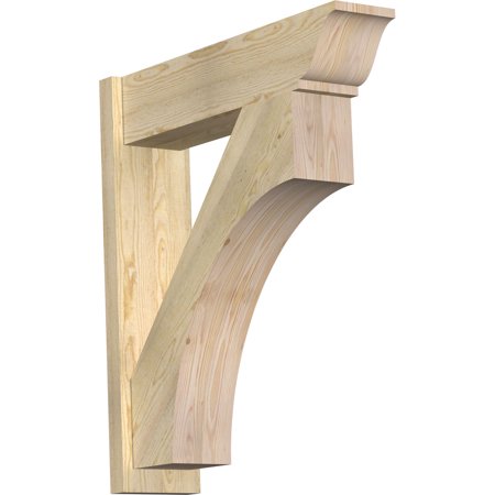 Ekena Millwork 8"W x 32"D x 36"H Westlake Rough Sawn Traditional Outlooker, Douglas Fir