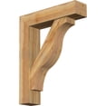 thumbnail image 1 of Ekena Millwork 8"W x 34"D x 42"H Funston Block Rough Sawn Bracket w/ Offset Brace, Western Red Cedar, 1 of 25