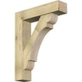 thumbnail image 1 of Ekena Millwork 8"W x 34"D x 42"H Olympic Block Rough Sawn Bracket w/ Offset Brace, Douglas Fir, 1 of 25