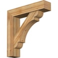 thumbnail image 1 of Ekena Millwork 8"W x 36"D x 36"H Olympic Block Rough Sawn Bracket w/ Offset Brace, Western Red Cedar, 1 of 25