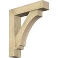 thumbnail image 1 of Ekena Millwork 8"W x 36"D x 40"H Imperial Block Rough Sawn Bracket w/ Offset Brace, Douglas Fir, 1 of 25