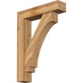 thumbnail image 1 of Ekena Millwork 8"W x 36"D x 48"H Imperial Block Rough Sawn Bracket w/ Offset Brace, Western Red Cedar, 1 of 25
