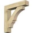 thumbnail image 1 of Ekena Millwork 8"W x 38"D x 38"H Balboa Block Rough Sawn Bracket w/ Offset Brace, Douglas Fir, 1 of 25