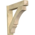thumbnail image 1 of Ekena Millwork 8"W x 38"D x 38"H Balboa Rough Sawn Craftsman Outlooker, Douglas Fir, 1 of 4