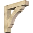 thumbnail image 1 of Ekena Millwork 8"W x 38"D x 38"H Olympic Block Rough Sawn Bracket w/ Offset Brace, Douglas Fir, 1 of 25