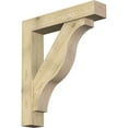 thumbnail image 1 of Ekena Millwork 8"W x 42"D x 48"H Funston Block Rough Sawn Bracket w/ Offset Brace, Douglas Fir, 1 of 25