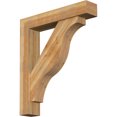 thumbnail image 1 of Ekena Millwork 8"W x 42"D x 48"H Funston Block Rough Sawn Bracket w/ Offset Brace, Western Red Cedar, 1 of 25