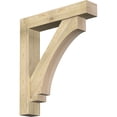 thumbnail image 1 of Ekena Millwork 8"W x 42"D x 48"H Imperial Block Rough Sawn Bracket w/ Offset Brace, Douglas Fir, 1 of 25