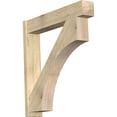 thumbnail image 1 of Ekena Millwork 8"W x 44"D x 44"H Westlake Rough Sawn Craftsman Outlooker, Douglas Fir, 1 of 4
