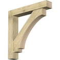thumbnail image 1 of Ekena Millwork 8"W x 48"D x 48"H Imperial Block Rough Sawn Bracket w/ Offset Brace, Douglas Fir, 1 of 25
