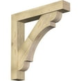 thumbnail image 1 of Ekena Millwork 8"W x 48"D x 48"H Olympic Block Rough Sawn Bracket w/ Offset Brace, Douglas Fir, 1 of 25