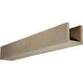 thumbnail image 1 of Ekena Millwork 8"W x 6"H x 12'L 3-Sided (U-beam) Rough Sawn Endurathane Faux Wood Ceiling Beam, White Washed, 1 of 17