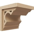 thumbnail image 1 of 8"W x 8"D x 8"H Wide Sheridan Rough Cedar Woodgrain TimberThane Corbel, Primed Tan, 1 of 6