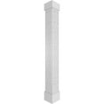 thumbnail image 1 of Ekena Millwork 8"W x 8'H Craftsman Classic Square Non-Tapered Kinsman Fretwork Column w/ Mission Capital & Mission Base, 1 of 8