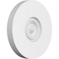 thumbnail image 1 of Ekena Millwork 8"W x 8"H x 1/2"P Standard Grayson Bullseye Rosette with Square Edge (4-Pack), 1 of 4