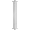 thumbnail image 1 of Ekena Millwork 8"W x 9'H Craftsman Classic Square Non-Tapered Bungalow Fretwork Column w/ Crown Capital & Crown Base, 1 of 8