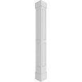 thumbnail image 1 of Ekena Millwork 8"W x 9'H Craftsman Classic Square Non-Tapered, Double Raised Panel Column, Standard Capital & Standard Base, 1 of 9