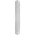 thumbnail image 1 of Ekena Millwork 8"W x 9'H Craftsman Classic Square Non-Tapered Hampton Fretwork Column w/ Mission Capital & Mission Base, 1 of 8