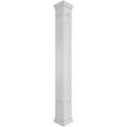 thumbnail image 1 of Ekena Millwork 8"W x 9'H Craftsman Classic Square Non-Tapered Shaker Fretwork Column w/ Prairie Capital & Prairie Base, 1 of 8