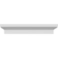 thumbnail image 1 of Ekena Millwork 88" Bottom Width x 92 1/4" Top Width x 5 1/2"H x 1 3/4"P Stafford Crosshead, 1 of 24