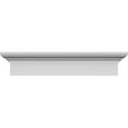 thumbnail image 1 of Ekena Millwork 88" Bottom Width x 92 3/4" Top Width x 6 1/4"H x 1 3/4"P Strickland Crosshead, 1 of 24