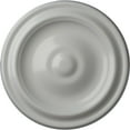 thumbnail image 1 of Ekena Millwork 9 5/8"OD x 1 1/8"P Maria Ceiling Medallion (Fits Canopies up to 1 3/4"), Hand-Painted Frost, 1 of 6