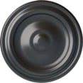 thumbnail image 1 of Ekena Millwork 9 5/8"OD x 1 1/8"P Maria Ceiling Medallion (Fits Canopies up to 1 3/4"), Hand-Painted Pewter, 1 of 6
