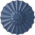 thumbnail image 1 of Ekena Millwork 9"OD x 1 3/8"P Shakuras Ceiling Medallion (Fits Canopies up to 1 3/8"), Hand-Painted Americana, 1 of 7