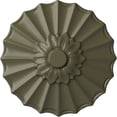 thumbnail image 1 of Ekena Millwork 9"OD x 1 3/8"P Shakuras Ceiling Medallion (Fits Canopies up to 1 3/8"), Hand-Painted Painted Turtle, 1 of 7