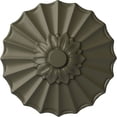 thumbnail image 1 of Ekena Millwork 9"OD x 1 3/8"P Shakuras Ceiling Medallion (Fits Canopies up to 1 3/8"), Hand-Painted Witch Hazel, 1 of 7