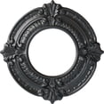 thumbnail image 1 of Ekena Millwork 9"OD x 4 1/8"ID x 5/8"P Benson Ceiling Medallion (Fits Canopies up to 4 1/8"), Hand-Painted Pewter, 1 of 7