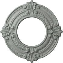 Ekena Millwork 9"OD x 4 1/8"ID x 5/8"P Benson Ceiling Medallion (Fits Canopies up to 4 1/8")