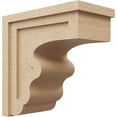 thumbnail image 1 of 9"W x 18"D x 18"H Classic Highland Rough Cedar Woodgrain TimberThane Corbel, Primed Tan, 1 of 6