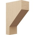 thumbnail image 1 of 9"W x 18"D x 27"H Classic Clemmons Rough Cedar Woodgrain TimberThane Corbel, Primed Tan, 1 of 6